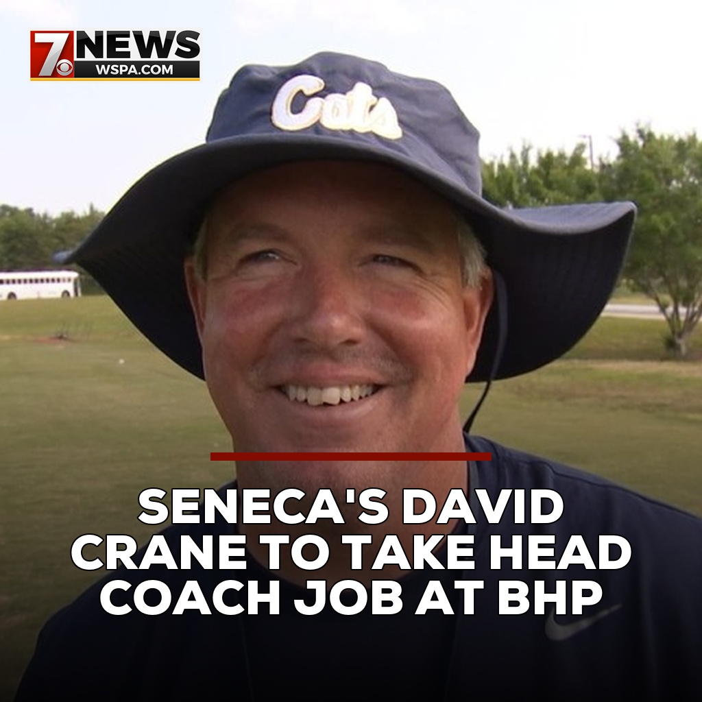 WSPA7's tweet photo. Crane spent to last seven seasons guiding the Seneca Bobcats, where he amassed a 43-30 record from 2019 to 2025.
https://t.co/wbP8SwI1Mo https://t.co/FKYWj9XHOx
