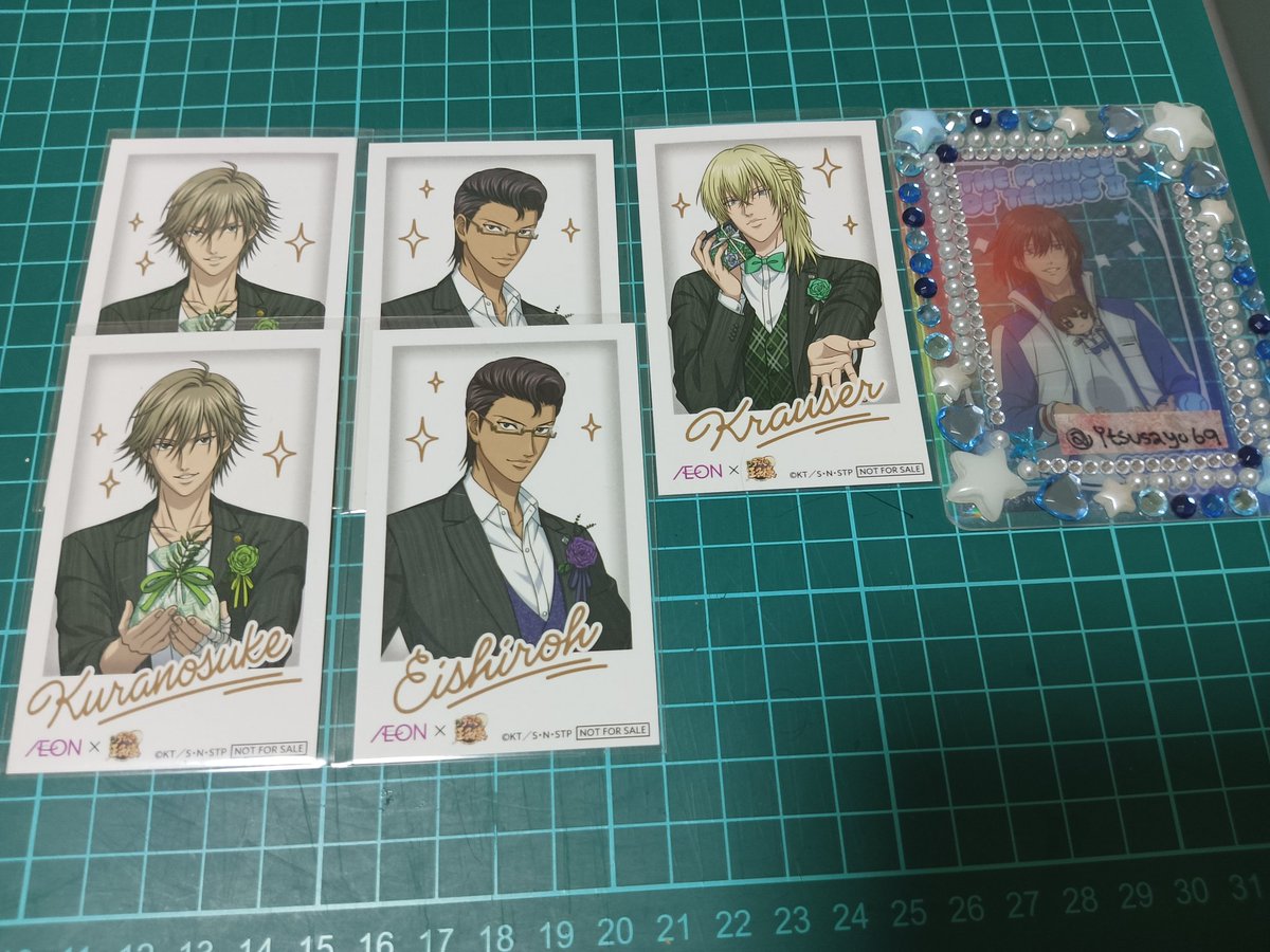 交換】新テニスの王子様 テニプリ イオン コラボ チェキ風カード 特典