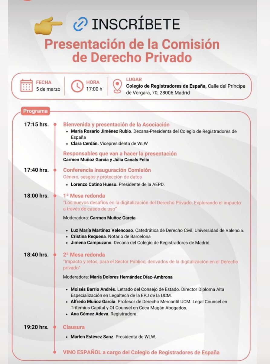 Registradores de España tweet media