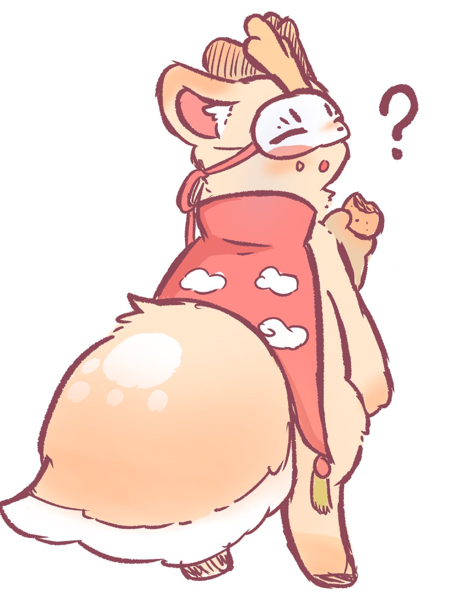 魅惑的な尻尾とおみ足をしておる……
#有兽焉