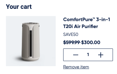 Sneaky_Steals's tweet photo. The Larger BLUEAIR ComfortPure™ 3-in-1 T20i Air Purifier is 50% OFF in cart direct from BLUEAIR https://t.co/MZu9xs7jq5 #ad https://t.co/H3fasxywuq