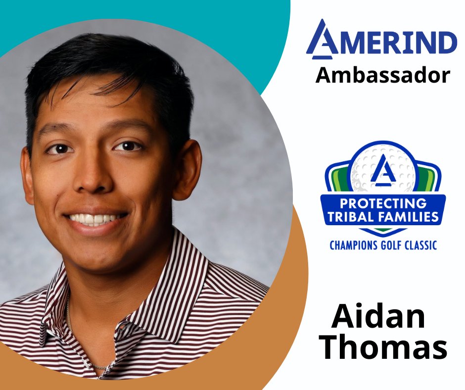 AMERINDRisk's tweet image. ⛳ Aidan Thomas joins AMERIND as an Ambassador.

🏆 New Mexico Open champion in his first pro start.

🔗 Register: birdease.com/AMERINDGolf2026
📖 His story: ictnews.org/news/putting-i…

#AMERIND #NativeExcellence #GolfForACause