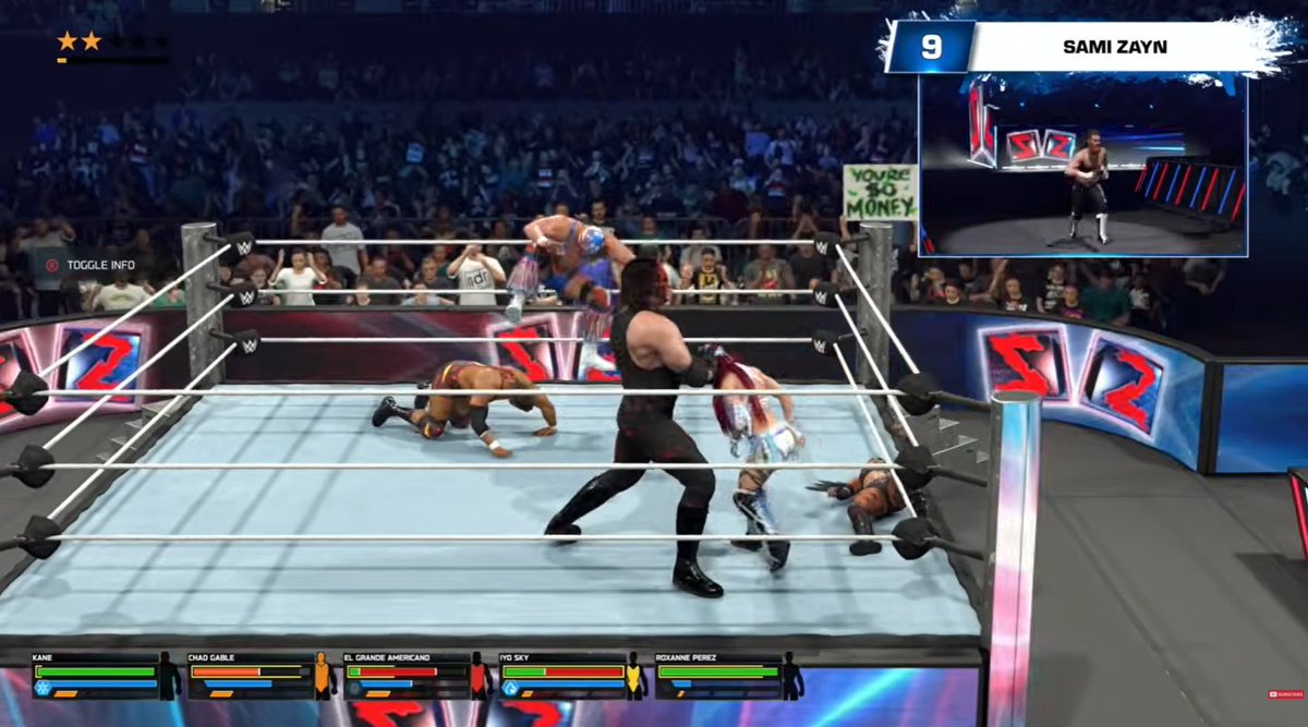 Vjplatinum's tweet photo. Royal Rumble now includes picture in picture to highlight entrances without moving you from the action #WWE2K26 Big W https://t.co/RrMod8hLu7