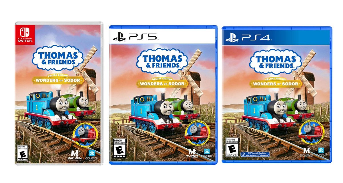 Thomas &amp; Friends: Wonders of Sodor - Deluxe Edition (PS5/PS4/Switch) up for preorder at VGP ($51 US Dollars) buff.ly/pr2rE97 #ad 
Amazon amzn.to/4qXpWfb