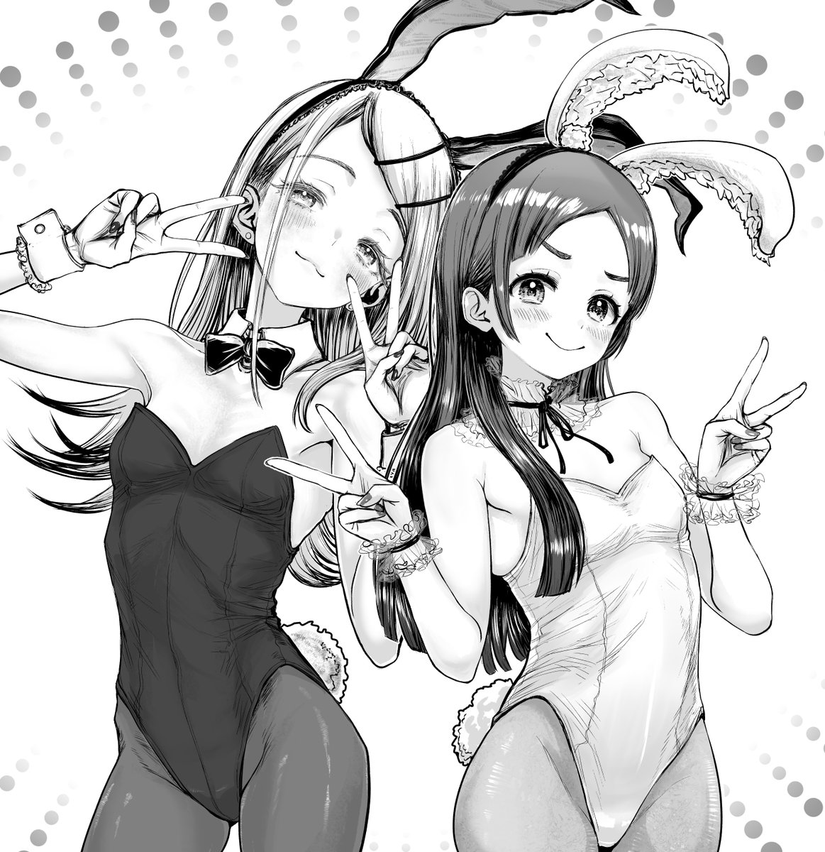 特に何の脈絡もないひろちなWバニーピースです
