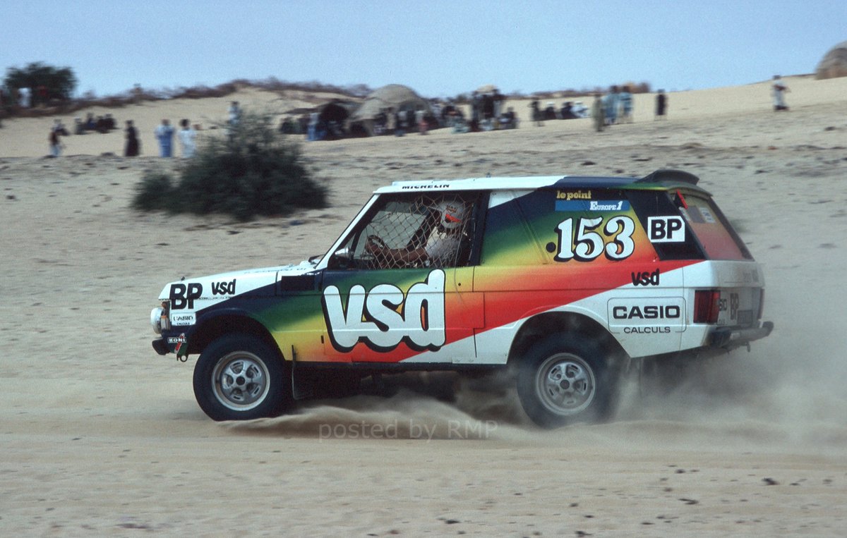 PhotosMotor's tweet image. Patrick Zaniroli / Dominique Lemoyne
Range Rover V8

1982 🇫🇷 Paris-Alger-Dakar

#rangerover #dakar #dakarrally #DakarInSaudi #dakarclassic