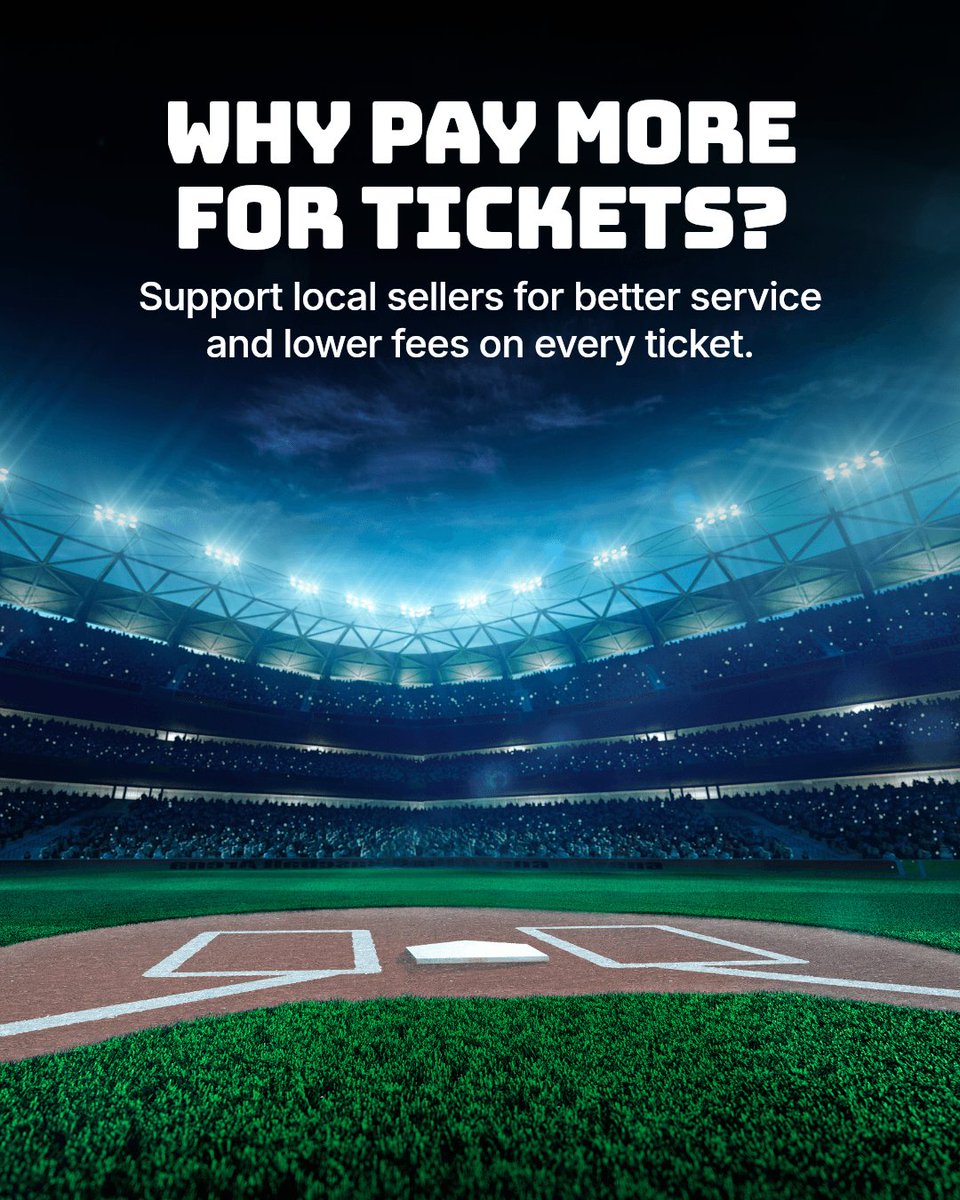 Buying local means you get better service and lower fees on your tickets. Why pay more to a big reseller when a local team knows the game and treats you right? Support local, save money, and enjoy the event hassle-free. Ready to score your tickets?