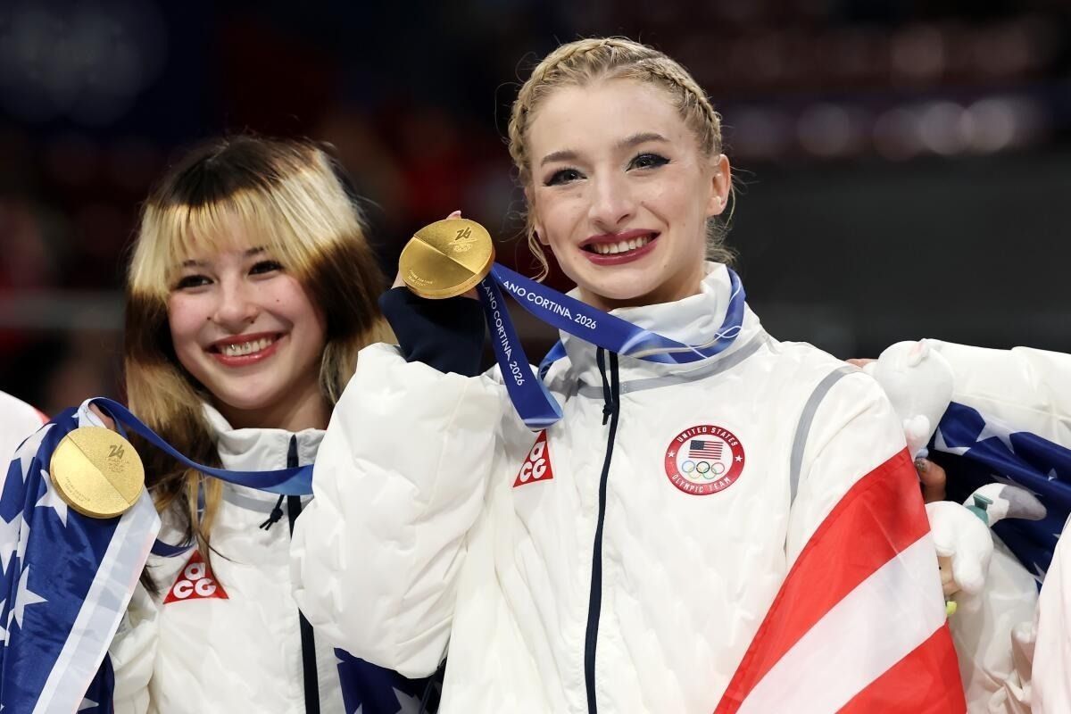 Olympic gold medalist Amber Glenn on her and Alysa Liu's wins:

"They hate to see two woke bitches winning."