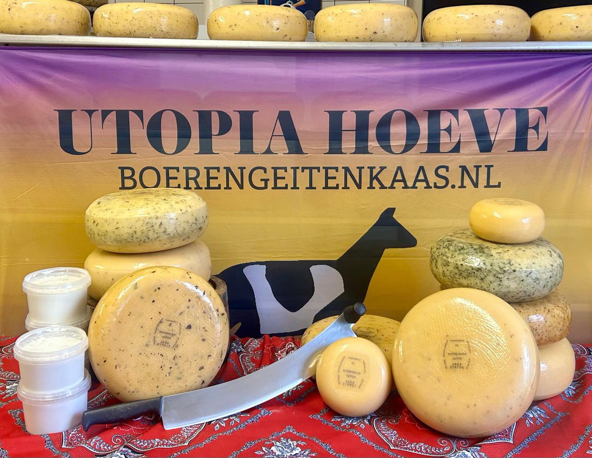 Bent u een liefhebber van #geitenkaas ? Dan bent u bij de Utopia Hoeve aan het juiste adres. Op onze #geitenboerderij in Schagerbrug verwerken wij onze dagverse rauwe geitenmelk tot geitenkaas en geitenyoghurt. De geitenkaas is er in verschillende leeftijden en diverse kruiden
