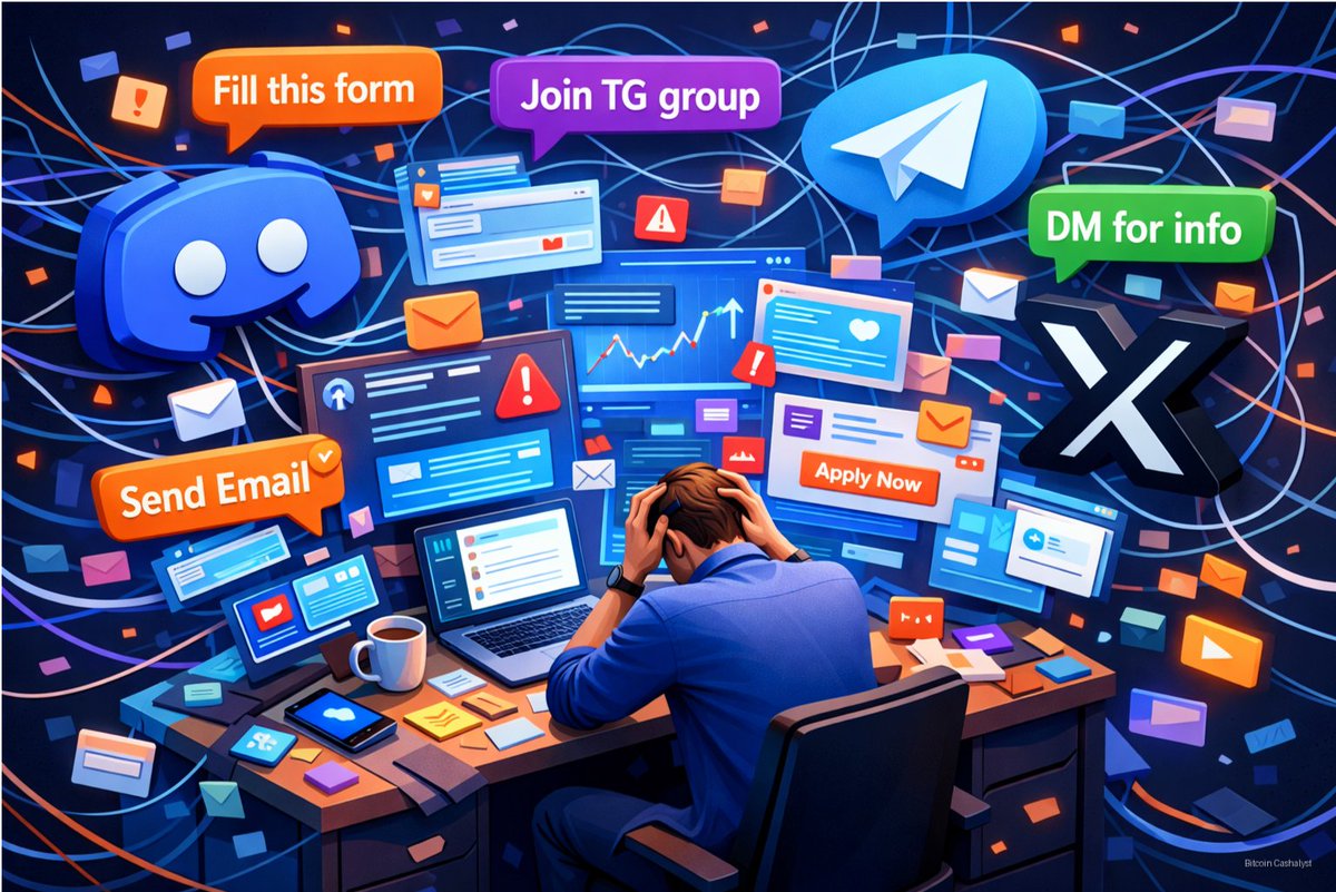 bch_cashalyst's tweet photo. Bitcoin Cashalyst Intro:

Finding work in crypto is a mess.
Opportunities are fragmented across countless Discord servers, websites, telegram groups, un-replied DMs &amp; emails, and X posts, this makes it hard to know where to even start looking for opportunities. https://t.co/eHVmTbsZuM