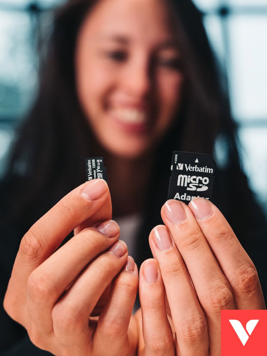 usverbatim's tweet image. Verbatim Premium microSDXC cards deliver fast 1080p HD video capture to keep your games running smooth along with fast load times, reliable performance, and durable protection.

#Verbatim #AnywhereEveryday #gamestorage