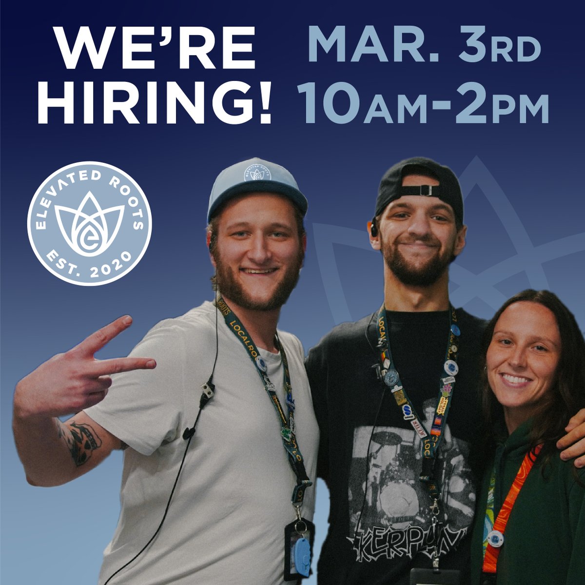elevatedroots_'s tweet photo. Ready to grow your career with the Elevated Roots team? 🌿✨ 
We’re hosting a hiring event!
📍 11 Richard’s Rd, Plymouth, MA, Suite 8 🗓️ March 3rd 🕙 10 AM – 2 PM
Must be 21+ and meet all state employment requirements.
RSVP HERE: https://t.co/a8FJ83f7lI https://t.co/1HR9r9eSY8