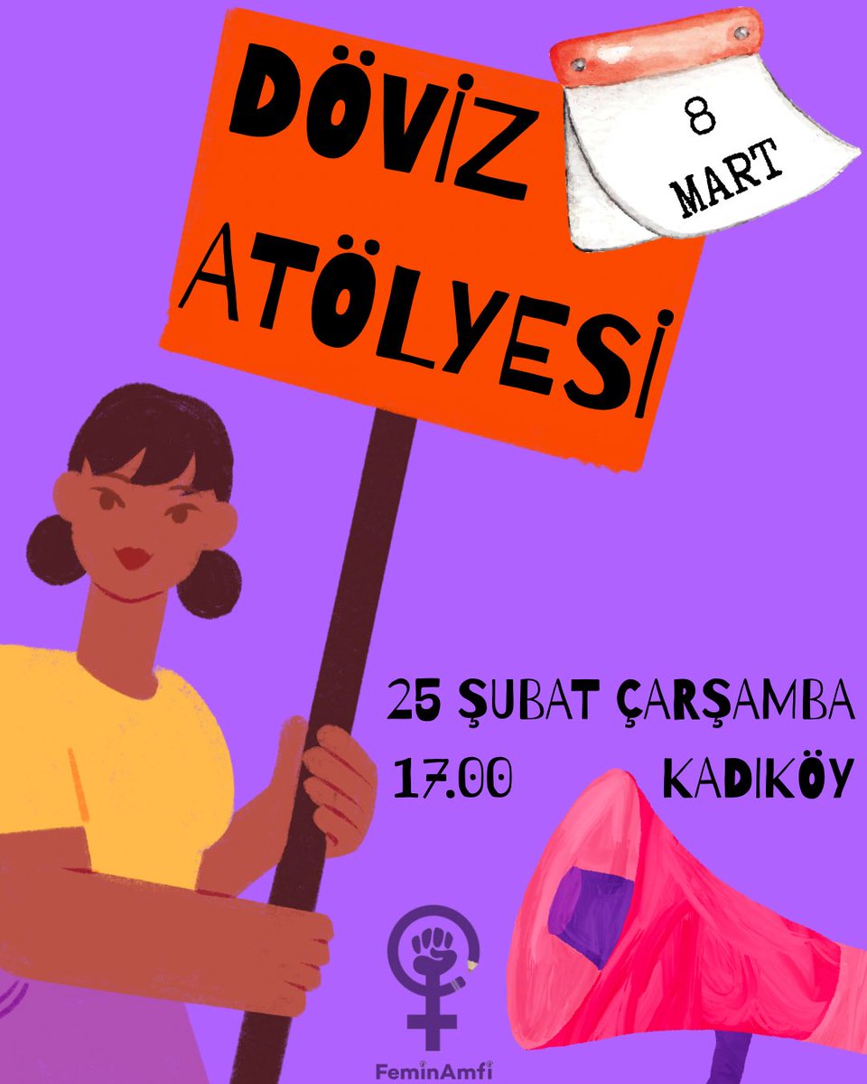 8 Mart dövizlerimizi hazırlamak için buluşuyoruz!

📌 25 Şubat Çarşamba 17.00

Katılmak için profildeki formu doldurabilir ya da DM'den yazabilirsin 💜