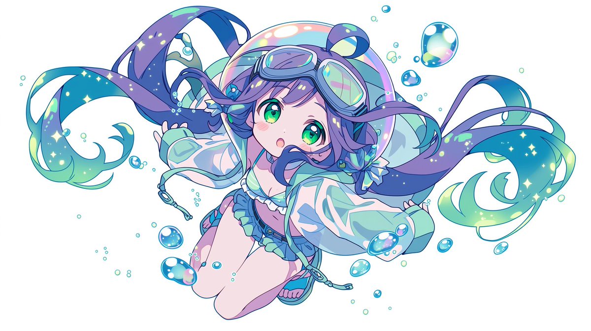 nijijourneyv7 #AIイラスト きゃわ！