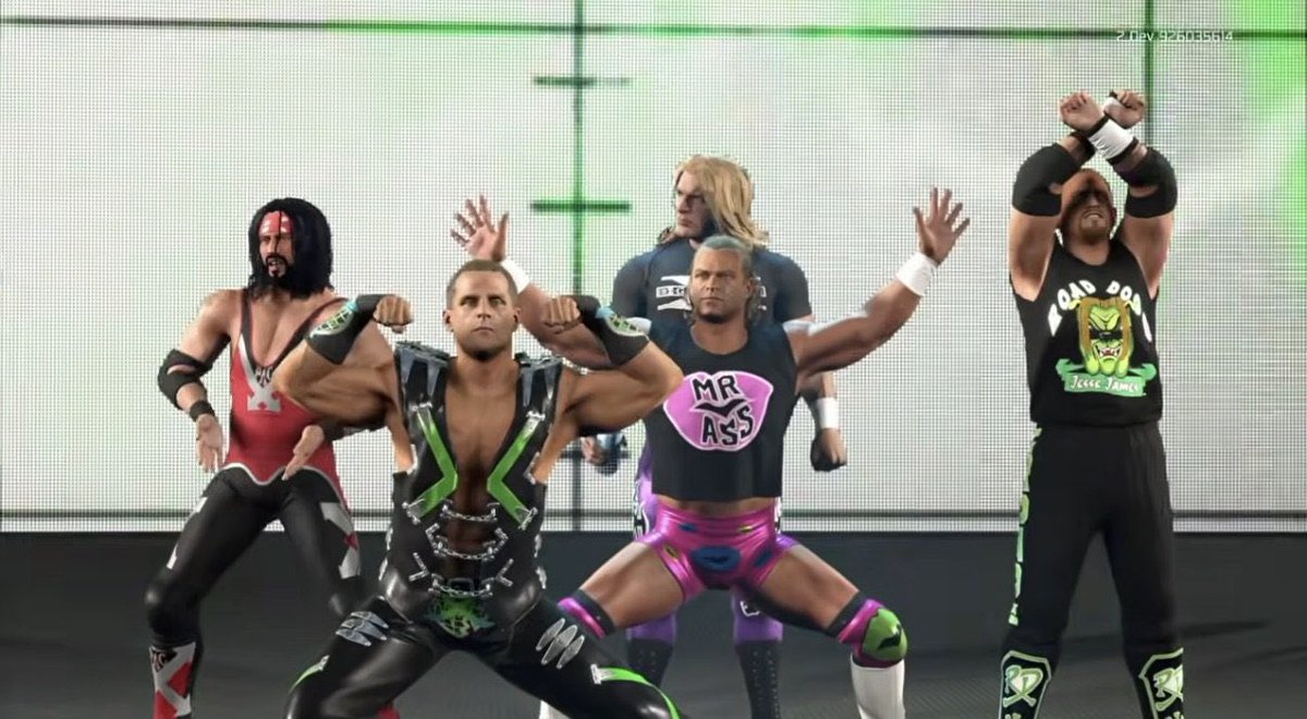 D-Generation X now has a full 5-man entrance in WWE 2K26, and it looks absolutely incredible. This addition makes recreating the iconic DX moments more complete and authentic than ever. 🔥

#WWE2K26 #WWERaw