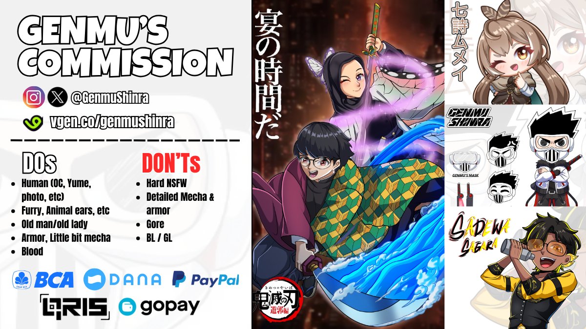 Genmu | Commission Open tweet media