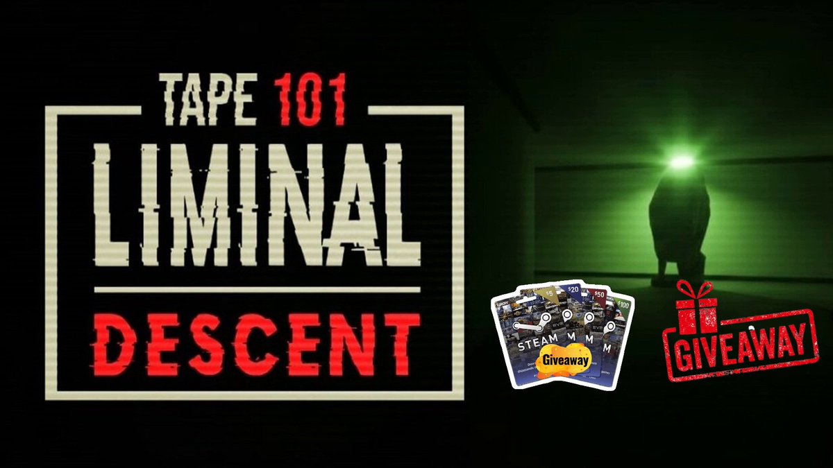 🎉🎁To celebrate the new Demo release, we’re 🎁giving away a 💸$10 Steam Gift Card!💸

To enter:
✅ Like this post
🔁 Repost
🎮 Play Demo and WIshlist on Steam: store.steampowered.com/app/3010380/Ta…
👁‍🗨 Follow <a href="/HumanQube/">Human Qube Games</a> &amp; <a href="/sSuversa/">Double H Productions | Tape 101</a>

Tape 101: Liminal Descent Dives into Psychological Liminal