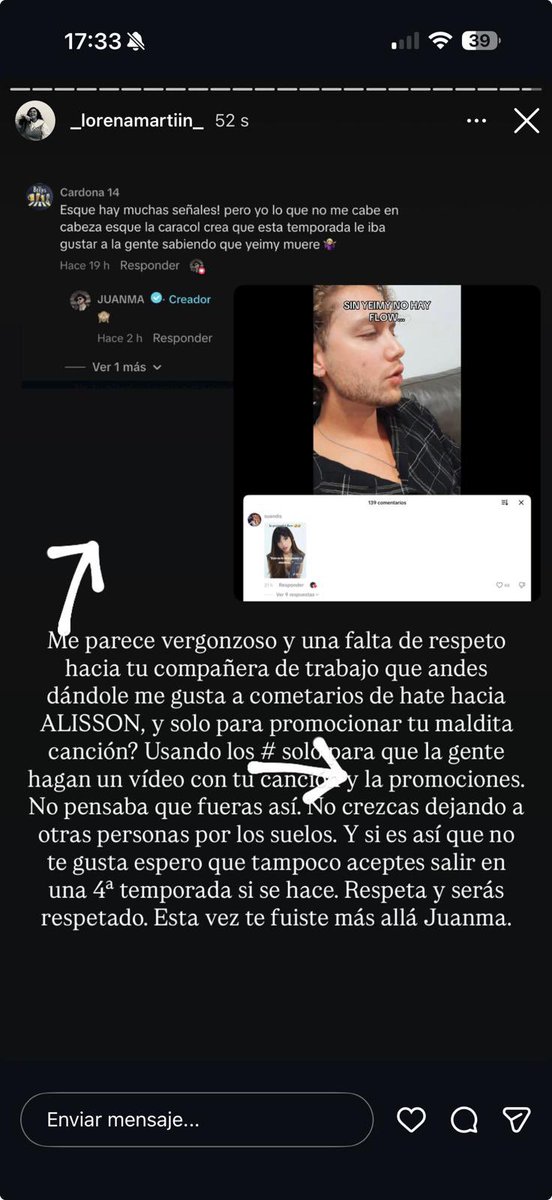 lrdlf_cy's tweet photo. Y cuando Allison le tiraba like a comentarios Hate hacia Carolina y seguía cuentas donde le tiraban a Caro, ahí no decía nada Ridícula https://t.co/SIA5SgRUsa