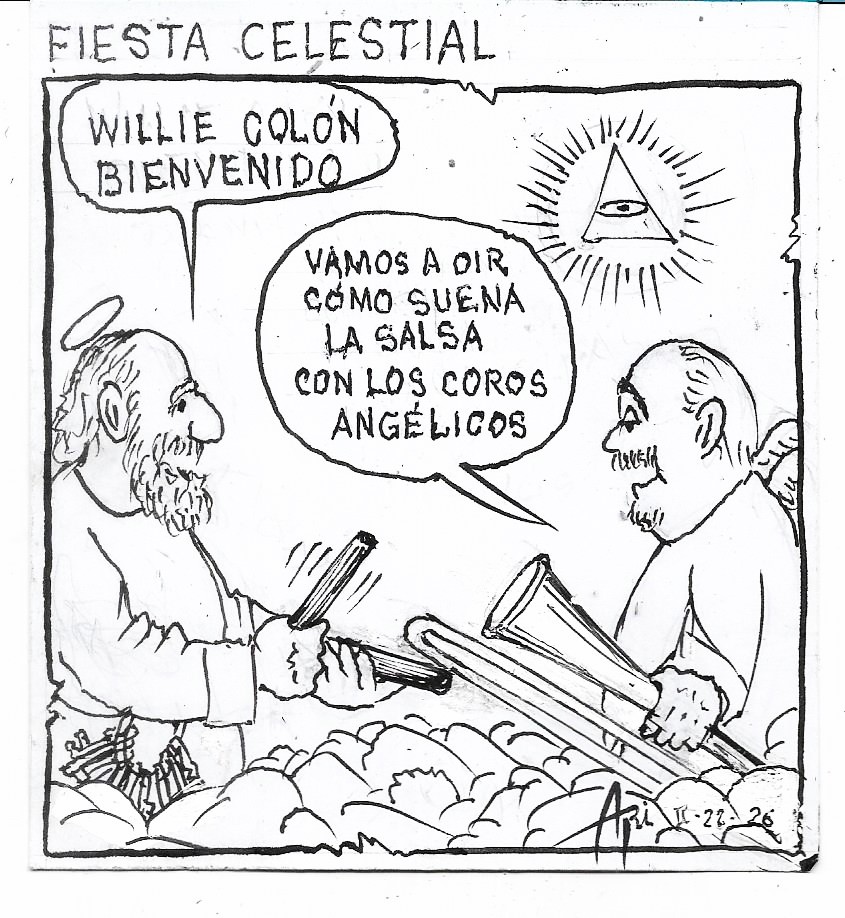 FIESTA CELESTIAL - Aricaturas por Ari
.
.
.
#WillieColon #salsa #caricaturas #Aricaturas #ari