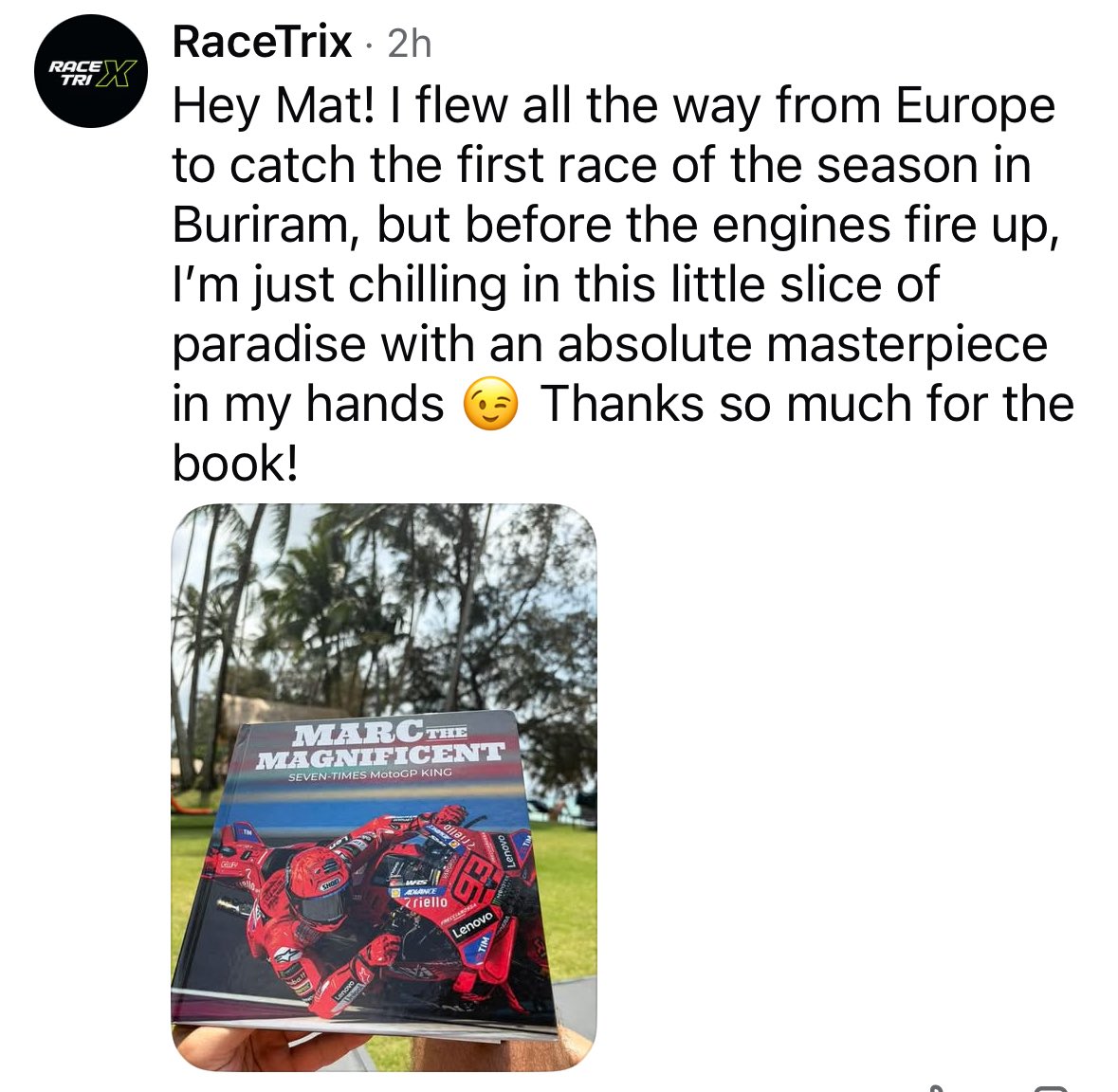 matoxley's tweet photo. How to #MotoGP 😎😎 https://t.co/D0xhfX01Dc