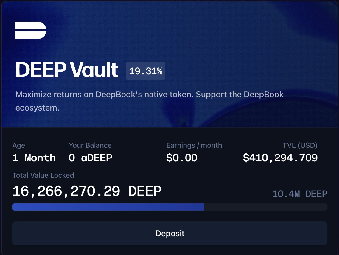 Come get some $DEEP yield on Abyss