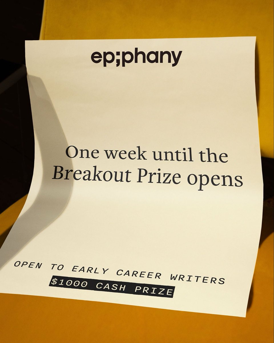 Epiphany Magazine tweet media