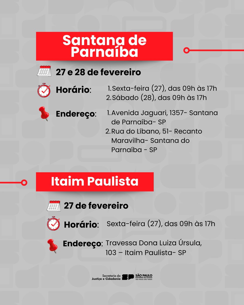 Secretaria da Justiça e Cidadania tweet media