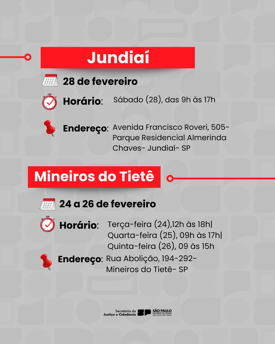 Secretaria da Justiça e Cidadania tweet media