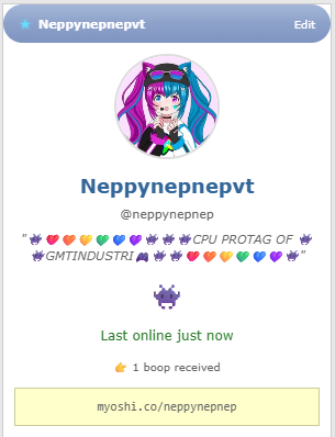 Thankyou for giving me an invite - i've been on it for most of the afternoon! 

Hit me up fellow oshi's! 🩵
#myoshi #myspace #vtubers