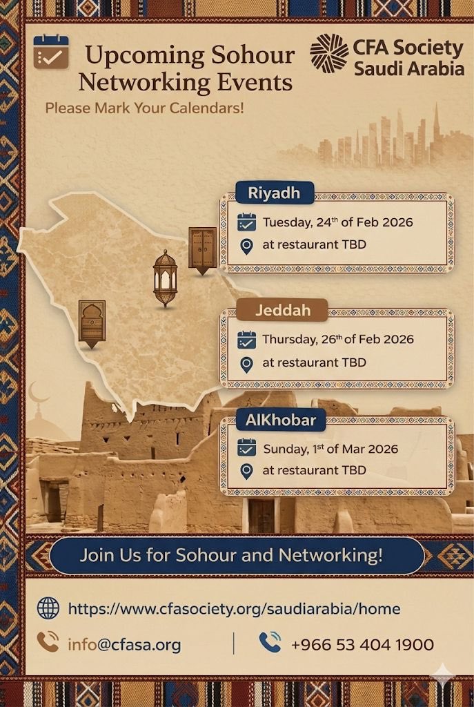 CFA Society Saudi Arabia tweet media