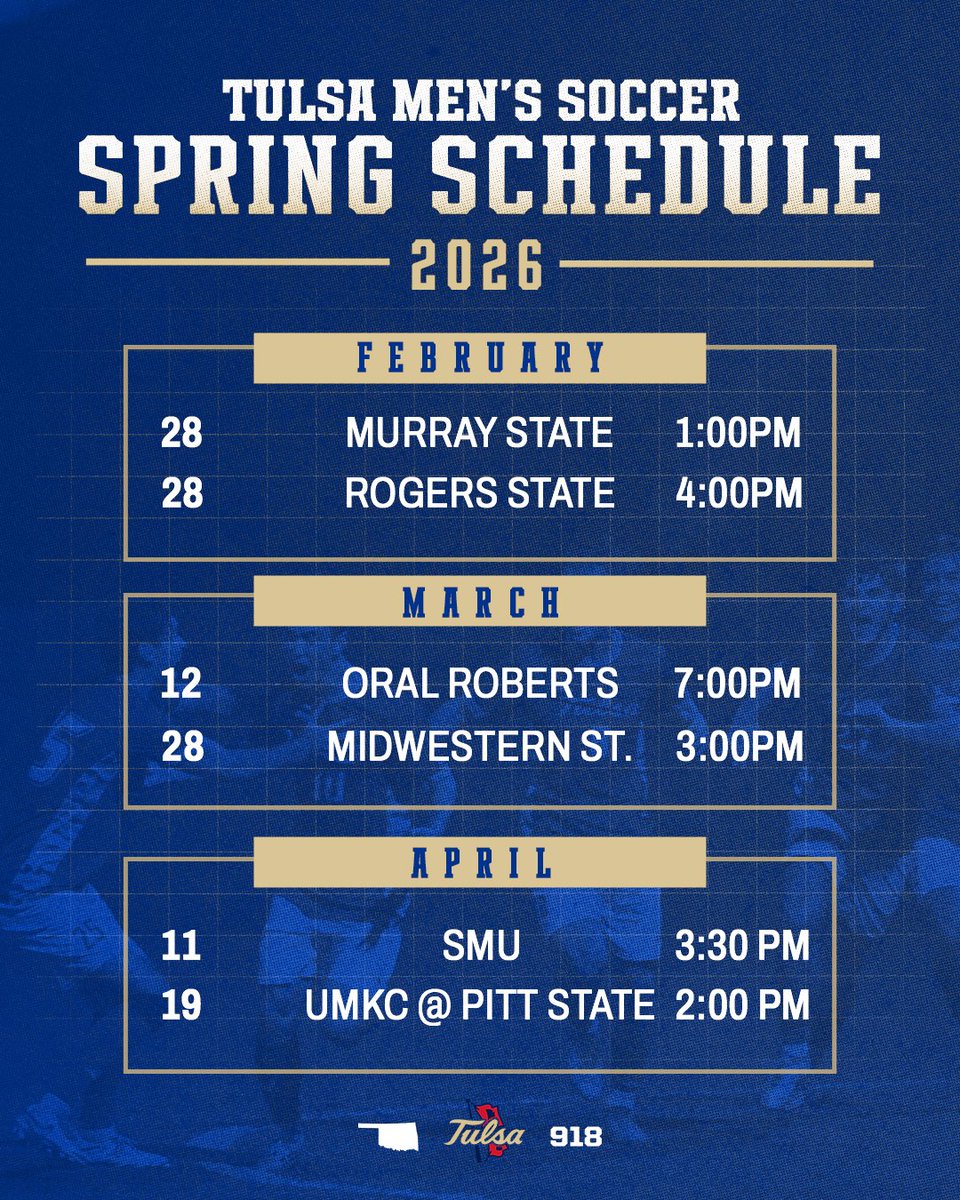 Tulsa Men's Soccer tweet media