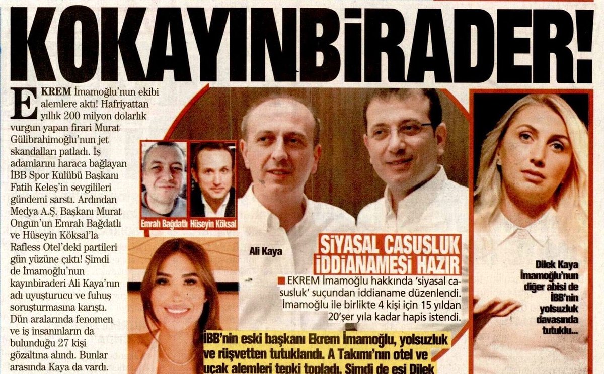 Testi negatif çıkan bir insanı iftirayla manşete taşımak gazetecilik değil, 
karakter suikastıdır.