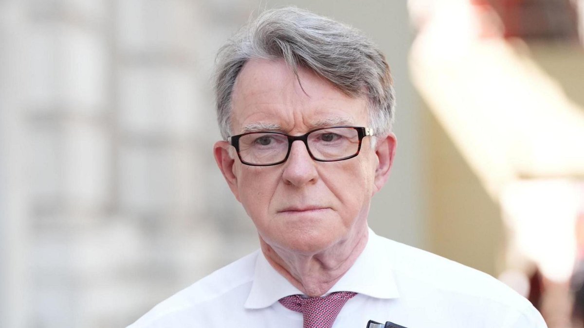BBCBreakfast's tweet photo. Peter Mandelson has been arrested on suspicion of misconduct in public office.

The ex-US ambassador has been under investigation over allegations he shared market-sensitive government information with Jeffrey Epstein while a Labour minister.

https://t.co/XydmIUkwEm https://t.co/fZuu4fy4kz