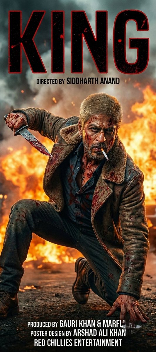 KingKing1862968's tweet photo. #KING is Ready to ROAR on 24.12.2026 in Cinemas
#ItsKingTime
#Kingposter https://t.co/g89Dntj5Wo