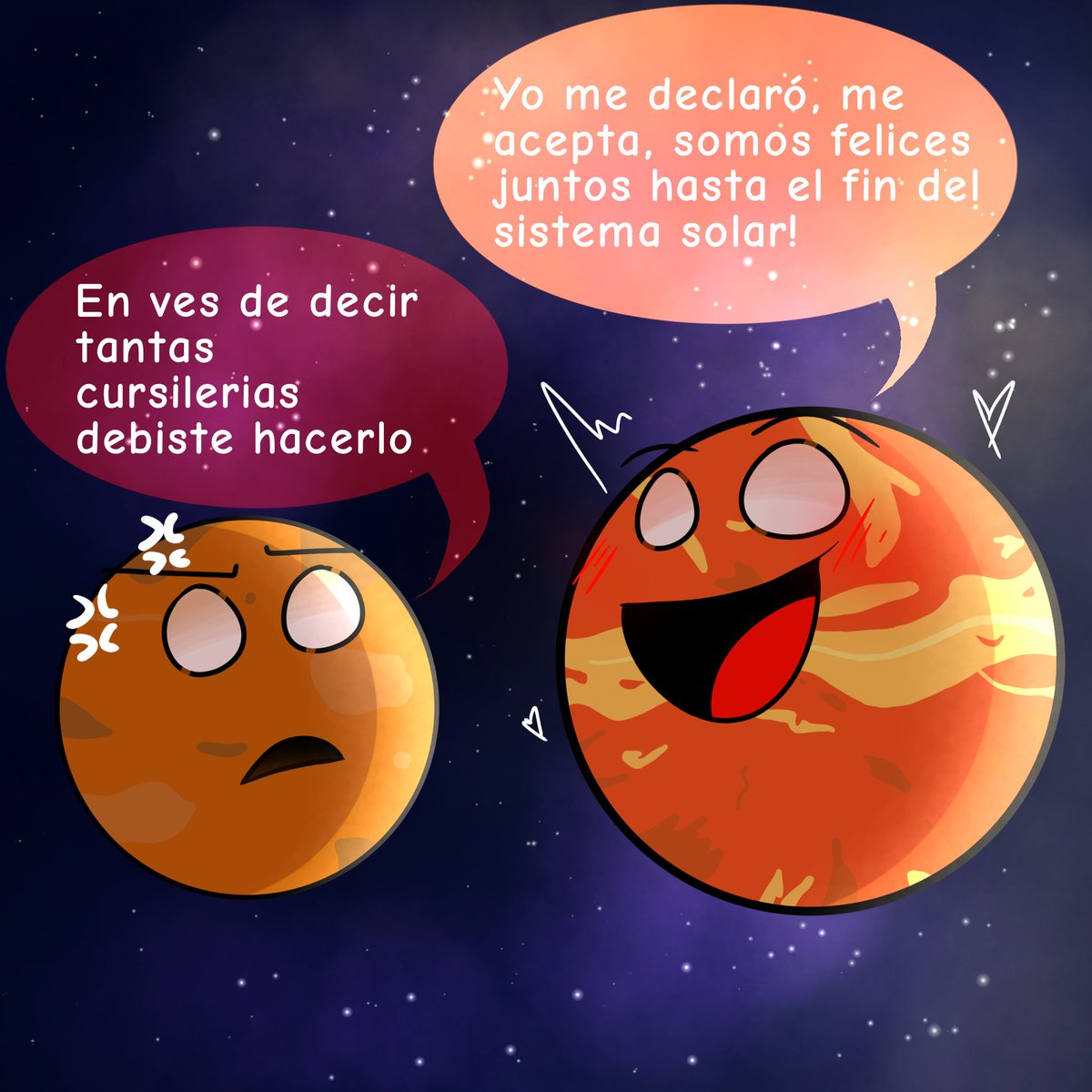 Monody_ocean's tweet image. Spaceballs... mi Venus x Tierra lloro al dibujar esto xd #spaceballs #ibispaintx
