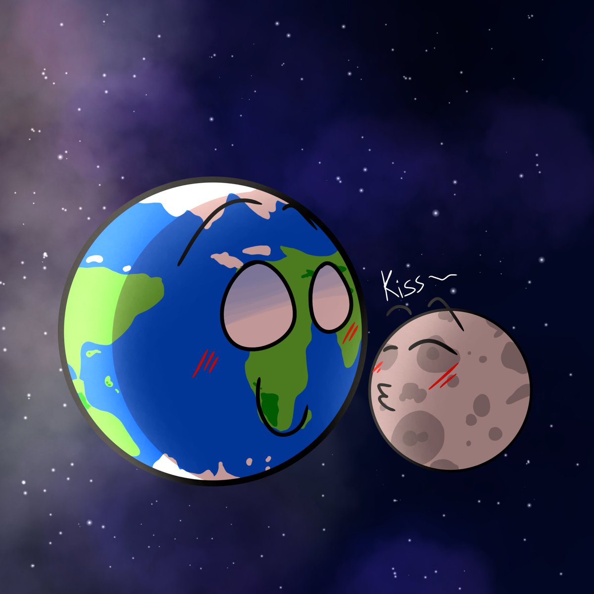 Monody_ocean's tweet image. Spaceballs... mi Venus x Tierra lloro al dibujar esto xd #spaceballs #ibispaintx