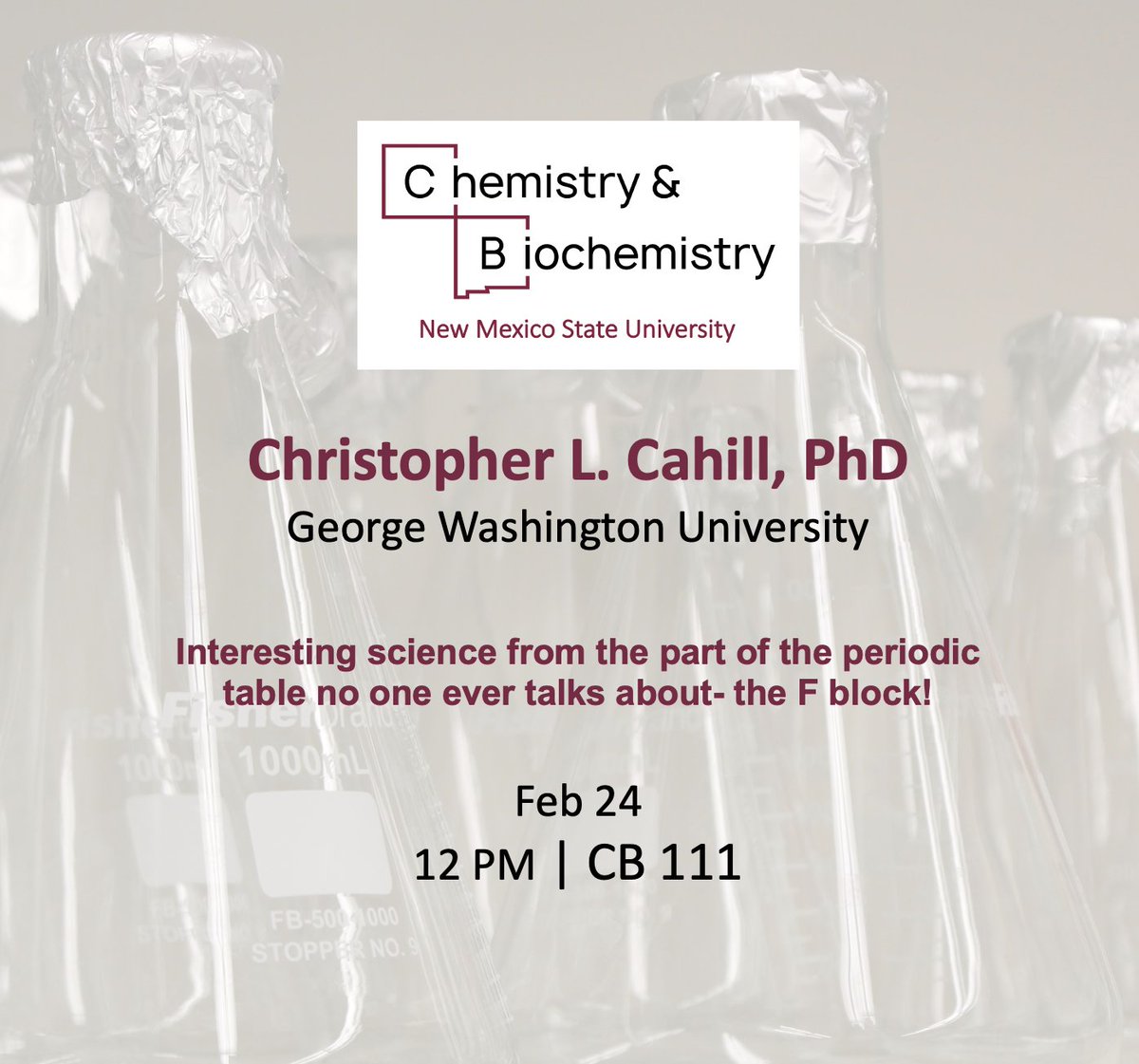 NMSU Chemistry & Biochemistry tweet media