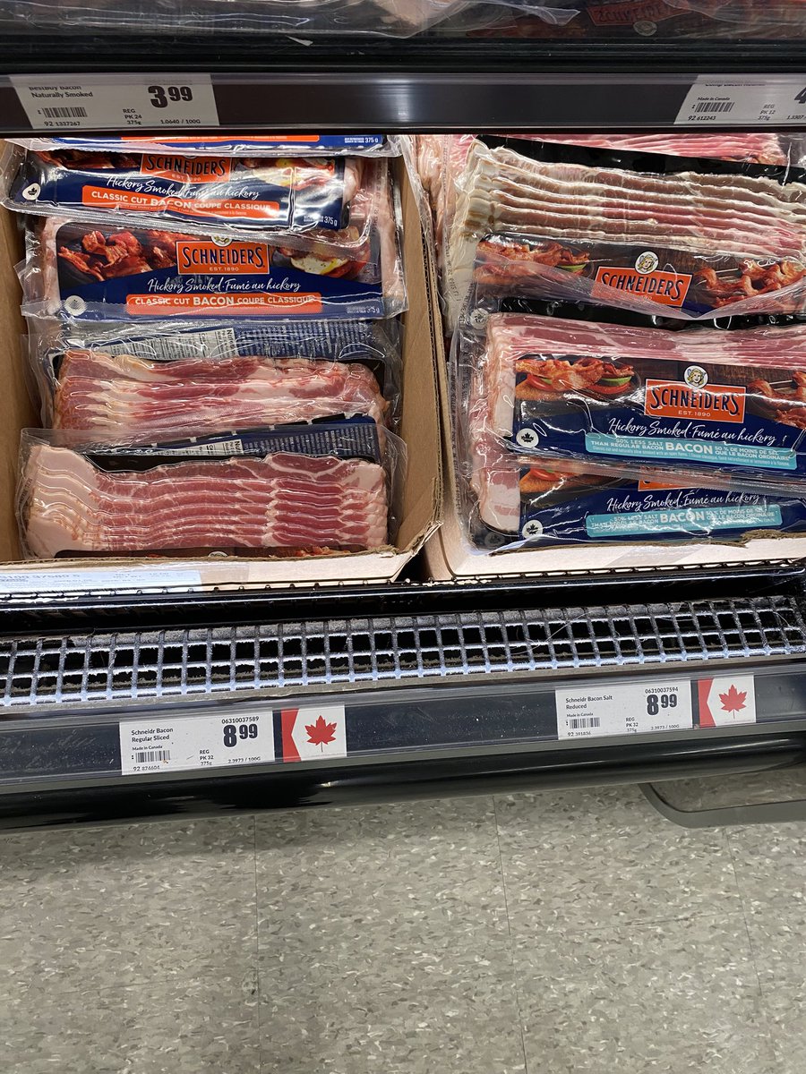 When they ask you ‘what radicalized you?’ show you them this. 

Yes, bacon in Canada costs 9 bucks 

Elbows Up retards 💪