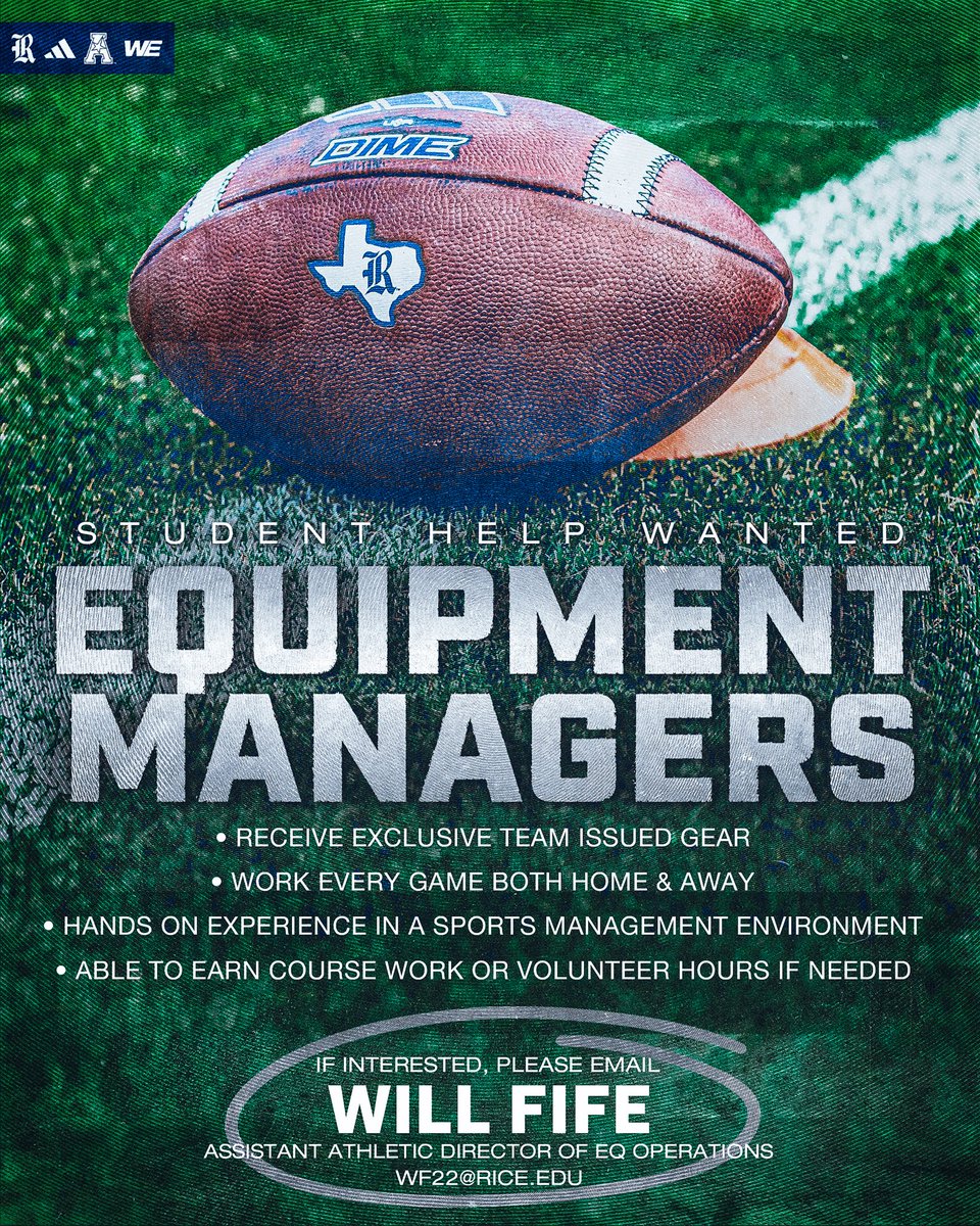 Rice Owls Equipment tweet media