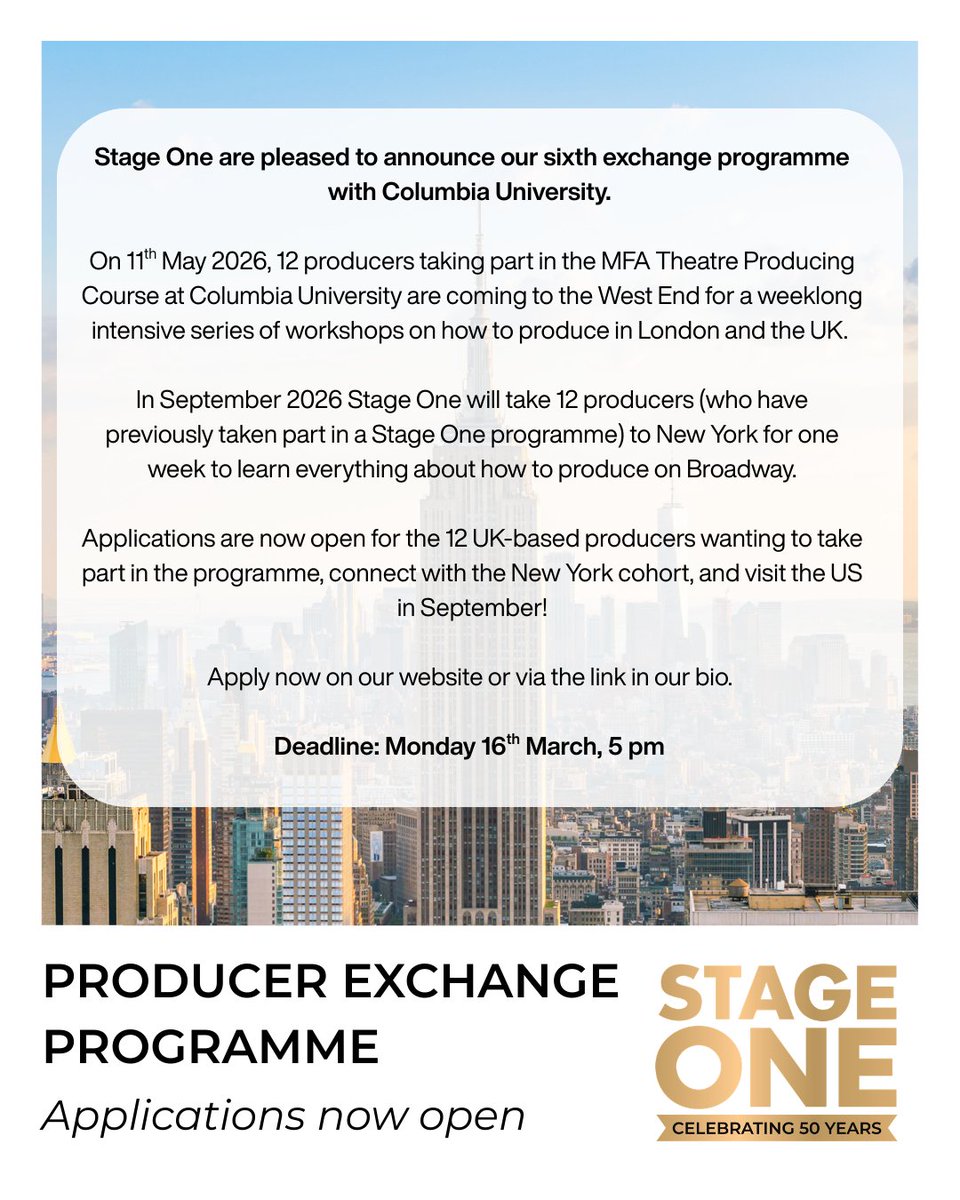 Stage One tweet media