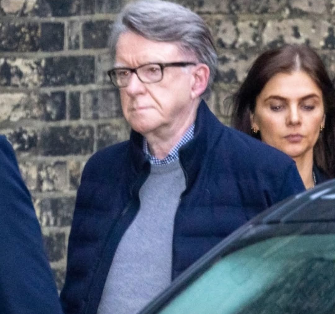Peter Mandelson arrested over Epstein files.

Next.