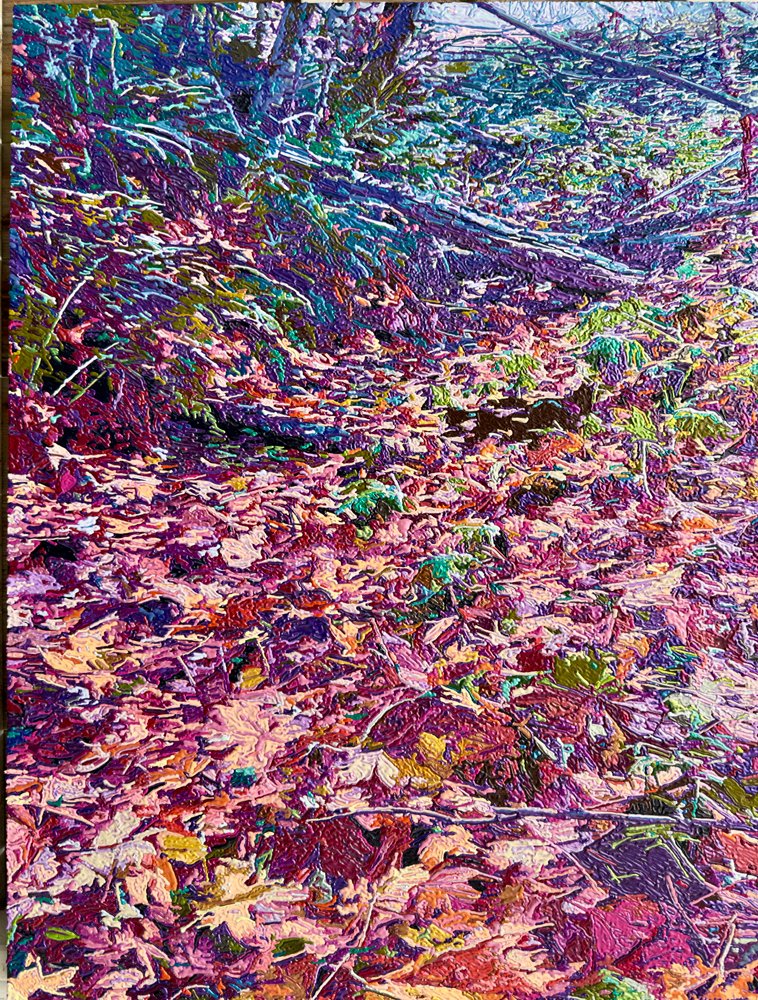gregnavratilart's tweet photo. River of Leaves by Greg Navratil in the FASO Daily Art Stream https://t.co/z6KVi3csnt https://t.co/yWivjA8aLO