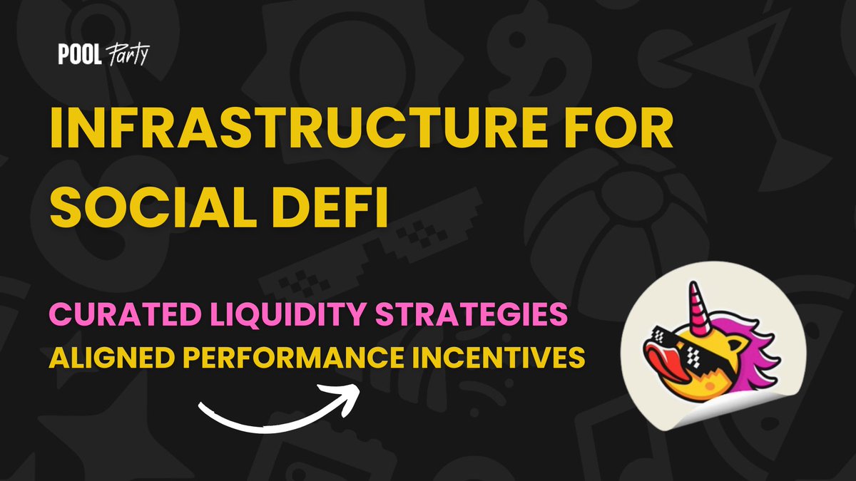 Why is Pool Party the easiest way into DeFi?

Because we remove the complexity, not the opportunity.

🔹 Social login
🔹 Fiat on-ramp
🔹 Become a liquidity provider in 2 clicks (USDC)

Access curated liquidity strategies created by Pool Managers, from conservative to