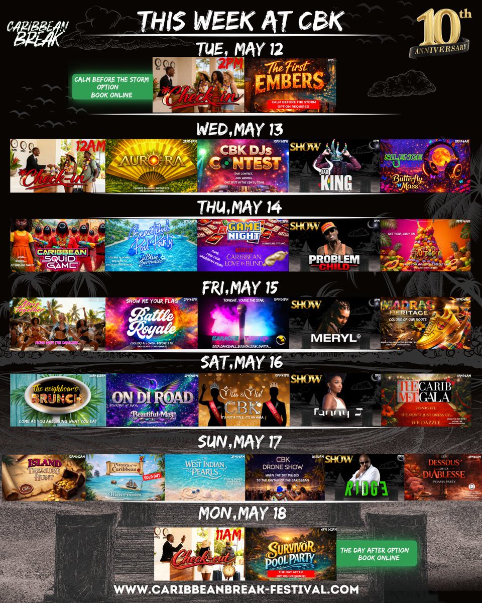 CBK 13 au 18 mai 2026 tweet media