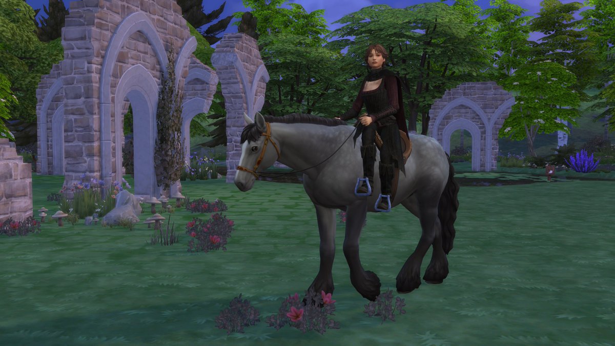 Partie médiévale .. voyons voir combien de temps Romane survie à  Henford on Bagley. Elle a fuit Moonwood Mills avant son mariage avec le Roi des loups garou. Elle est humaine et ne voulais pas être un simple butin de guerre. #thesims4 #sims4