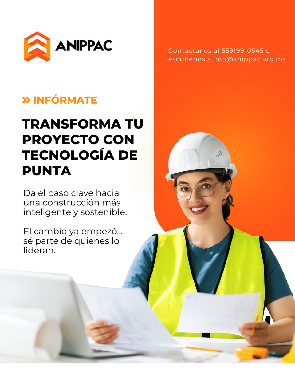 anippac's tweet photo. 📷 Lidera la Nueva Generación de la Construcción
Hoy no basta con construir, hay que innovar. 

Visita nuestro sitio web, comunícate al 559199-0545 o escríbenos a info@anippac.org.mx

#prefabricadosdeconcretoqueinspiran
#prefabricadosdeconcreto #infraestructuravial https://t.co/Eww7tMfDd0