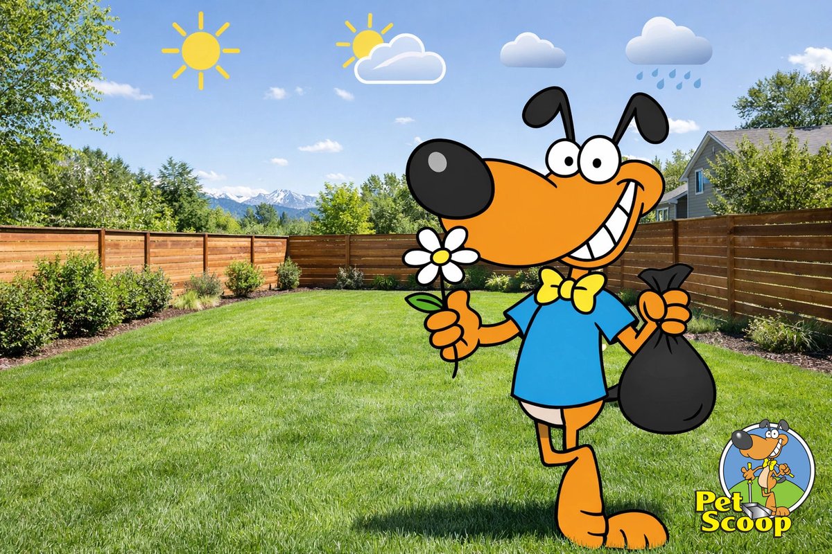 petscoop's tweet photo. Denver’s Weekly Poop-cast is here! 💩☀️

Mon: 61° - High Visibility
Tue: 70° - Peak Zoomie Weather
Wed: Showers - Muddy Paw Alert
Thu: 54° - 100% chance of a clean yard!

We’ve scooped through every CO forecast for 30 years. Enjoy the sun, we’ll handle the rest! 🐾 https://t.co/kQ9fedeIME