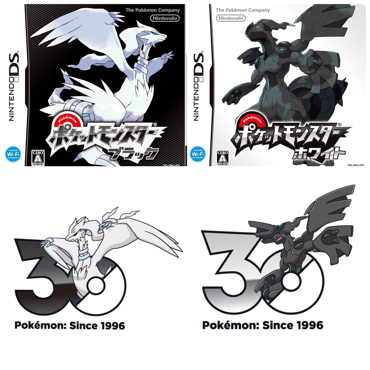 レシラムとゼクロムのアイコンがブラック&amp;ホワイトのパッケージカラーとリンクしてるのもエモい🫶✨