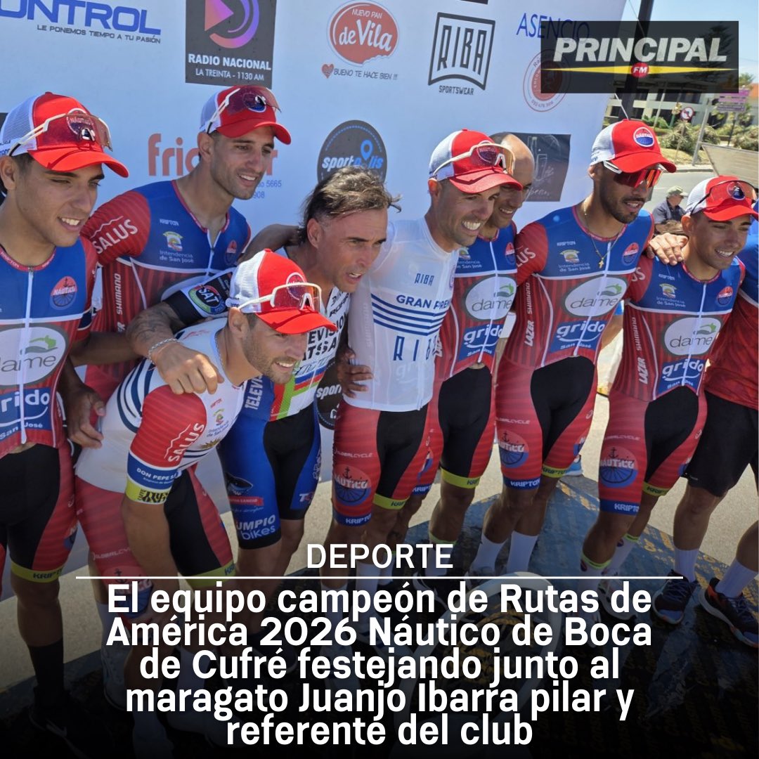 principal1079's tweet photo. #ciclismo Juanjo expresó a Principal su enorme alegría y emoción por la conquista lograda con tanto sacrificio y profesionalidad y su disposición, desde ya, para encarar de la mejor manera posible la Vuelta Ciclista del Uruguay.

https://t.co/jKixJLWbaU https://t.co/JRTbw9YwKG