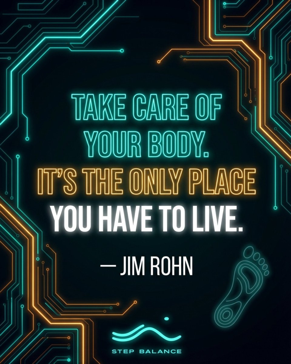 STEPBALANCE's tweet photo. "Take care of your body. It's the only place you have to live." — Jim Rohn
Everything we build at Step Balance starts from this idea. Recovery isn't optional. It's the foundation.
#StepBalance #Recovery #ActiveLifestyle https://t.co/mpuqGo1tVa